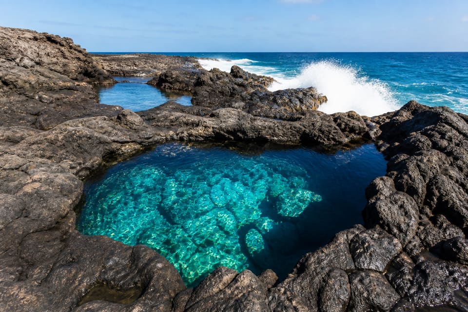 Buracona e o Olho Azul na Ilha do Sal